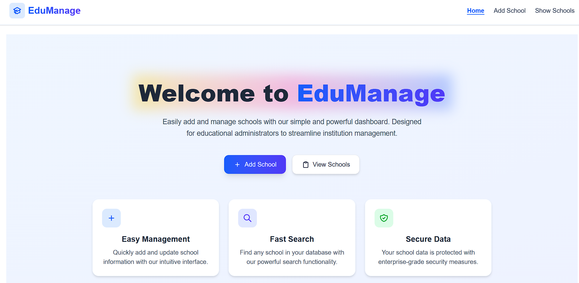 EduManage System